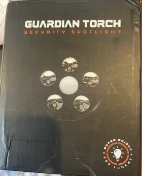 Guardian 860000555999 Torch Security Lights Motion Outdoor Spotlight 1 Pack Solar Powered