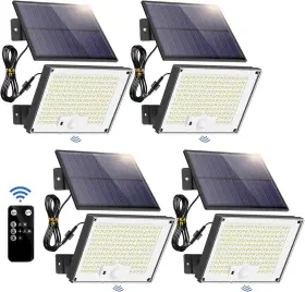 T-172-4 Gusicil Ip65 Waterproof Solar Lights 172led 3modes