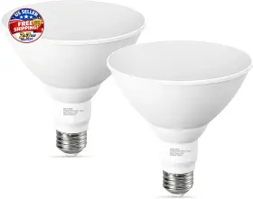 100w Gvvoohome 810195710406 Led Flood Light Bulbs Par38 Outdoor Bulb 5000k 13w E