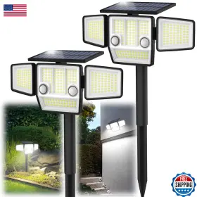 B0d9jvpb5d Haaray Solar Outdoor Lights 2500lm 180 Motion Sensor 360 Wide-angle Stake/w