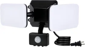 Haian Support 711181937527 20w Dual-headed Waterproof Motion Sensor Led Security Light - 5000k 1800lm