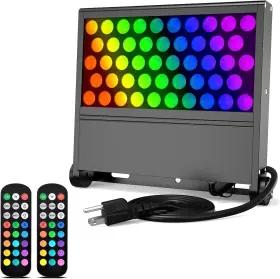 Hg003 Hakkagrow 192w Rgbw Led Floodlights Outdoor Waterproof Hand Remote Control Lighting