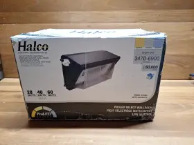 10352 Halco Proled Led Wall Pack Field Adjustable Wallpack 120-277v 28-60 Watts