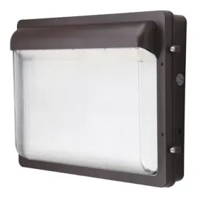 39861 Halco Led Wall Pack - Power And Color Select 8100lms 120-277v Dusk To Dawn