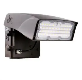 Awp-5-ws-cs-u-pc Halco 39878 400-watt Equivalent 120-watt Integrated Led Bronze Outdoor Wall Pack Light