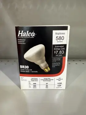 Br30fl65 Halco 104070 Br30 Flood Light Bulb Lamp E26 580 Lumens 120/130v 65w