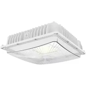 Ip65 Halco Lighting Technologies 313095548587 175-watt Equivalent Integrated Led White Water Resistant Canopy Light 3000/