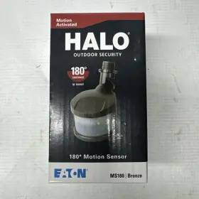 Ms180 Halo 044427006313 Bronze Outdoor Security 180 Degree Motion Sensor