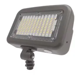 Halo 080083260645 8800 Max Lumens Bronze Large Outdoor Street Led Flood Light Cct 3000/4000/5000k