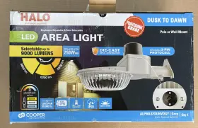 Halo 080083260843 Alp 250-watt Equivalent Integrated Led Grey Premium Area Light Field Select