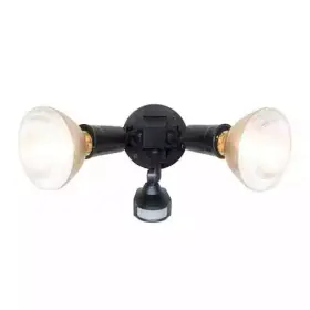 Halo 726084445253 110 Black Motion Activated Sensor Outdoor Security Flood Light