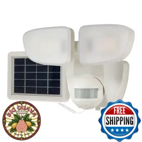 B0b8j9n6gz Halo Solar Outdoor Led Flood Light 1000lm Twin Head 180 Motion Sensor Security