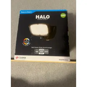 Fsl303p Halo Outdoor Security Led Floodlight Photocontrol 120v-277v Black
