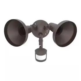 Ms185r Halo All-pro 180-degree Bronze Motion Activated Sensor Outdoor Security Flood Light