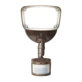 Mss153t18b Halo Single Led Flood 180 Pir 3t Bz