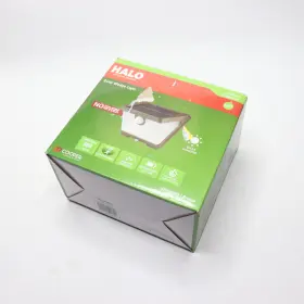 Swl0840b Halo 1-pk Outdoor Solar Wedge Led Security Flood Light