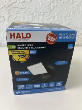Tgs3s401dsrb Halo Outdoor Dusk-to-dawn Led Floodlight Fixture 120-watt Bronze Tgs3s401dsrb Halo Outdoor Dusk-to-dawn Led Floodlight Fixture 120-watt Bronze
