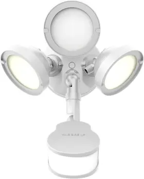Tgs3s403mrcw Halo Tgs Led Outdoor Security Flood Light With Motion Sensing - White