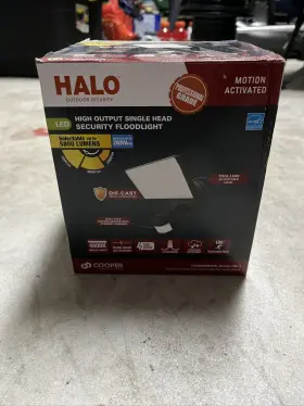 Halo Tgs5s401mscb Outdoor Motion Activated Led Flood Light 5000lm 4000k 27w - Complete