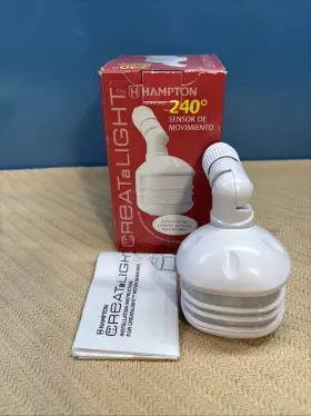 7928w Hampton 7828w 250 Degree Motion Activated Outdoor Dusk-dawn Replacement Sensor