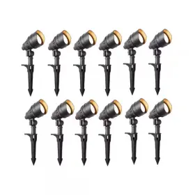 Mpn-303940505377 Hampton Bay 200 Lumen Millennium Black Integrated Led Outdoor Landscape Flood Lights