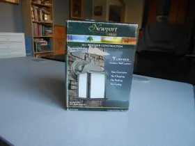 7974-o1sn Hampton Products Newport Crest Lighting Satin Nickle Finish Outdoor Porch/garage Light