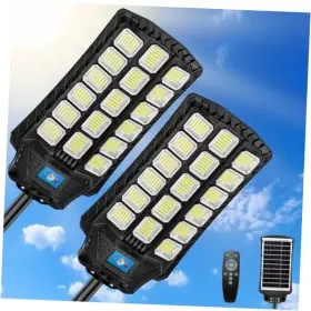 Zzssl-02 Handersun 14000w Solar Street Lights Outdoor Waterproof 2 Pack Large