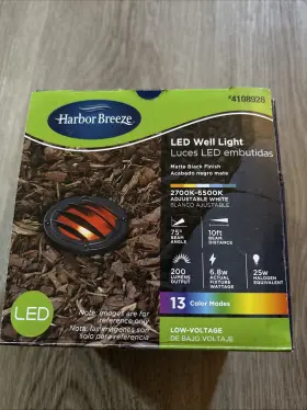 Harbor Breeze 845473089264 Color Changing Led Well Light 13 Colors Msrp 43