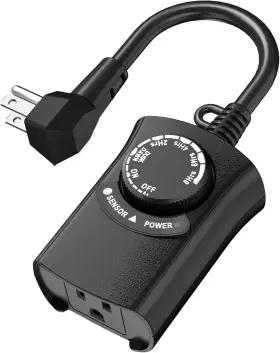 Cp-u204lx Hbn Outdoor Light Timer Waterproof Weatherproof Photocell Dusk To Dawn Se