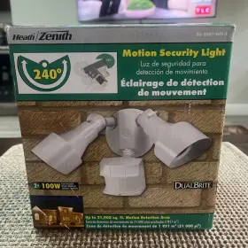 Sl-5597-wh-f Heath 016963559714 Heath/zenith Motion Security Light Dualbrite 240 Degrees White