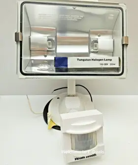 Sl-5309w Heath Zenith Motion Sensor Quartz Halogen Outdoor Security Light 300w