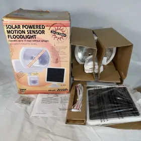 Sl-7001 Heath 2001 Zenith Secure Home Motion Activated Solar Floodlight Outdoor