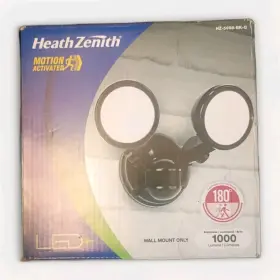 Hz-5998-bk-g Heath Zenith Motion Activated Outdoor Light Dual Flood Lights New