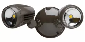 Hz-8486-bz-a Heath/zenith Dusk To Dawn Twin Head Led Light Bronze