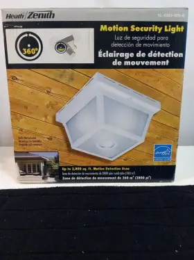 Heathzenith 744759788955 Outdoor Security Light 360 Motion Detection Up To 2 800 Sq. Ft. Area Heathzenith 744759788955 Outdoor Security Light 360 Motion Detection Up To 2 800 Sq. Ft. Area