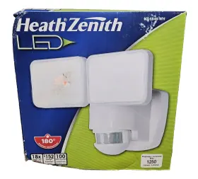 Hz-5846-wh Heathzenith Heath Zenith Motion Activated Security Light 180 Degree Sensor