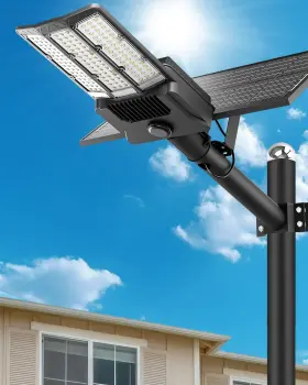 Hi-8000 Hiepock 8000w Solar Street Lights Outdoor Commercial Parking Lot Dusk To Dawn
