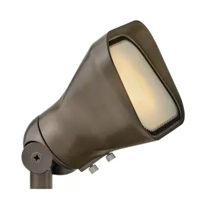 15300mz-ll Hinkley Lighting Hardy Island 1lt Flood Light Matte Bronze/frosted Lens -