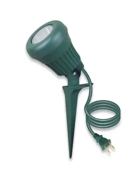 Holiday Time 082721410849 Led Outdoor/indoor Floodlight Adjustable Red Or Green Lens 4ft Cord