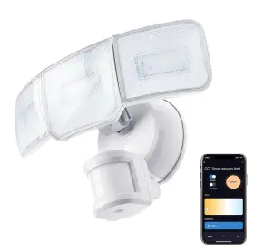 Home Zone 889526461249 Security Smart Smd Led Outdoor Flood Light 3500lm 3000-5000k