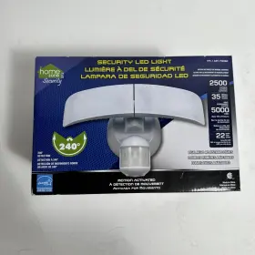 Home Zone Security 889526135034 Motion Activated Led Light 240 Dual Head 2500 Lumens Nib