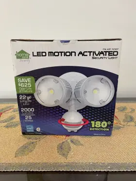 Aec-326ka2-10w Home Zone Security Led Motion Activated Light 2000 Lumen