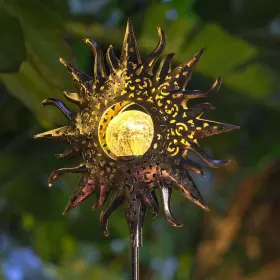 Homeimpro 738956971098 Large Sun Solar Garden Decor Lights Outdoor Gifts