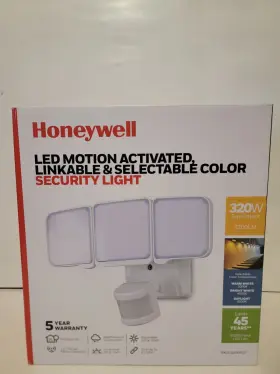 Nk0132a30610 Honeywell 3200 Lumen Led Motion Sensor Security Light White