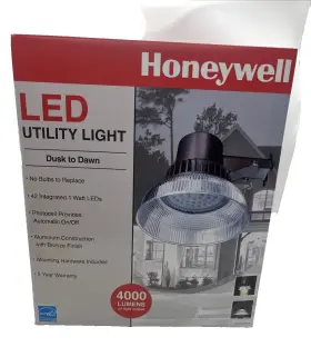 Ma0201-78 Honeywell S290725 Led Outdoor Dusk To Dawn Utility Light Nib 4000 Lumens