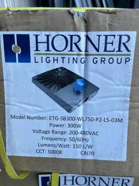 Etg-sb300-wl750-p2-l5-03m Horner Etg-sb300-wl750 Led Light 300w 5000k 200-480v New Nos