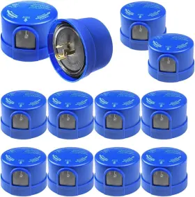 Hqrp 8877722804251 12x Photocell Light Sensors Switch Dusk Dawn Control Twist Lock Door Lights