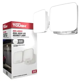 A20ht061m-06 Hyper Tough Battery-operated 600 Lumen Dual Head Led Security Light 103-degree Beam Spread