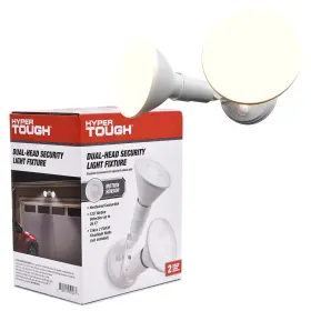 Zdl1206abw Hyper Tough Dual Head Hardwired Security Light 180-degree Detection