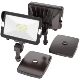 Hyperlite 754111159132 30w Flood Lights Outdoor 2 Pack Led Light With Knuckle Mount